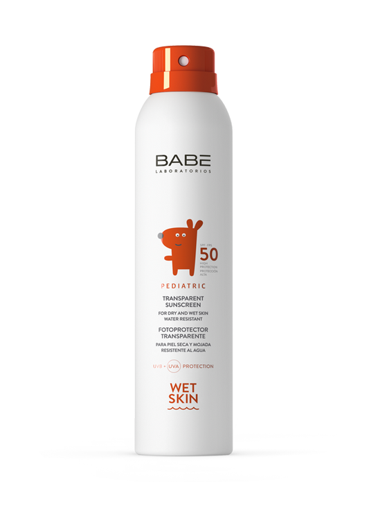 BABE PEDIATRIC FOTOPROTECTOR TRANSPARENTE WET SKIN FPS 50  200ml