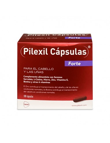 PILEXIL CAPSULAS FORTE CABELLO Y UÑAS  100 CAPS