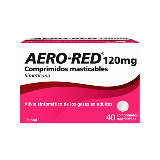 AERO RED 120 mg 40 COMPRIMIDOS MASTICABLES