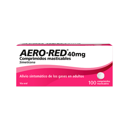 AERO RED 40 mg 100 COMPRIMIDOS MASTICABLES