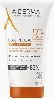 A-DERMA EXOMEGA CONTROL CREMA SOLAR EMOLIENTE SPF 50+  1 TUB