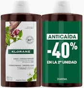 KLORANE PACK CHAMPU QUININA 2*400 ML