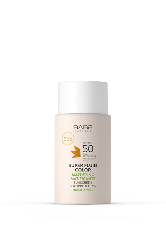 BABE SUPER FLUID COLOR MATIFICANTE FPS 50  1 ENVASE 50 ML