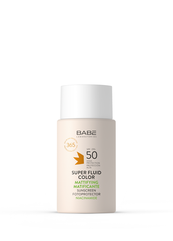 BABE SUPER FLUID COLOR MATIFICANTE FPS 50  1 ENVASE 50 ML
