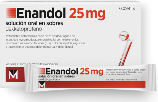 ENANDOL 25 mg 10 SOBRES EN SOLUCIÓN ORAL
