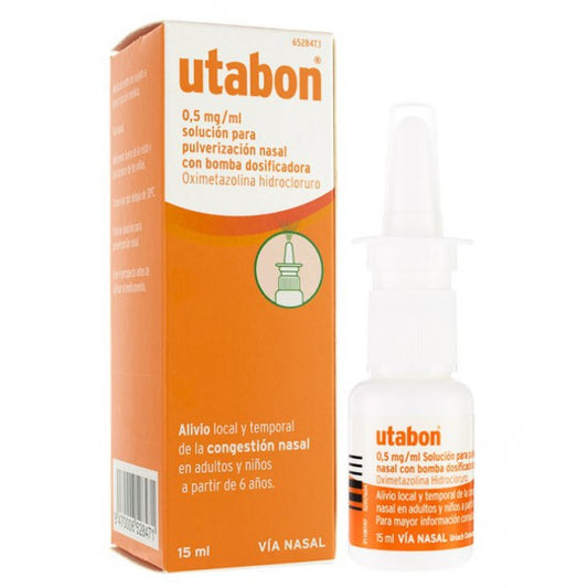 UTABON 0.5 mg/ml SOLUCIÓN PARA PULVERIZACIÓN NASAL CON BOMBA DOSIFICADORA