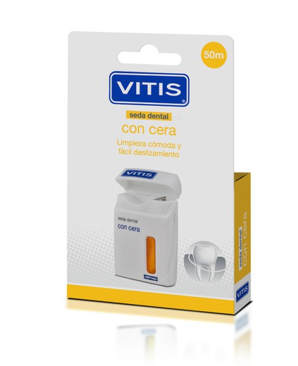 SEDA DENTAL VITIS CON CERA 50 M