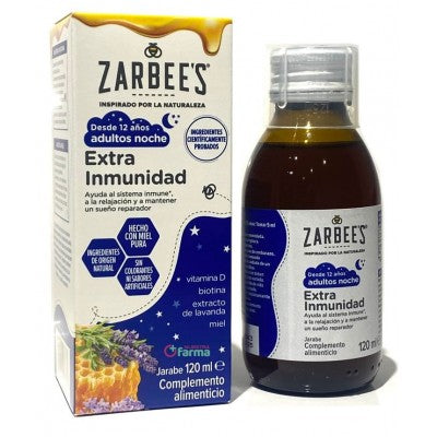 ZARBEE´S ADULTOS NOCHE INMUNIDAD JARABE  1 ENVASE 120 ML